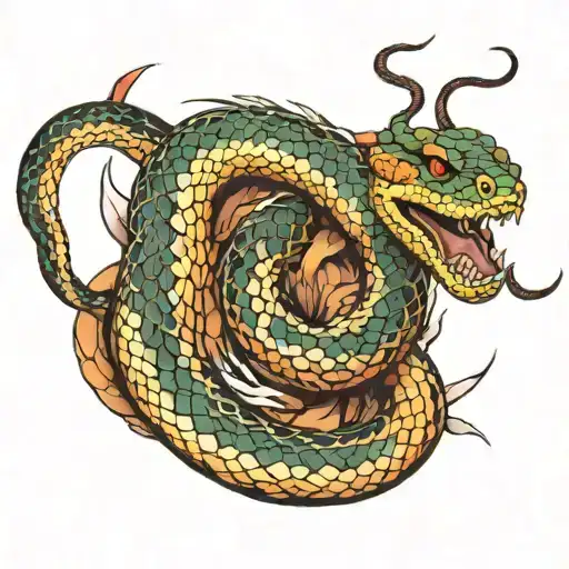 Snake Shoulder It Should Crawl