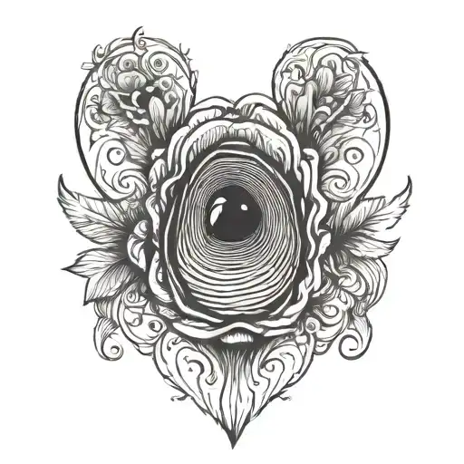 Finger Print That Is Not In Heart Shape But Represents The Love Of Parents