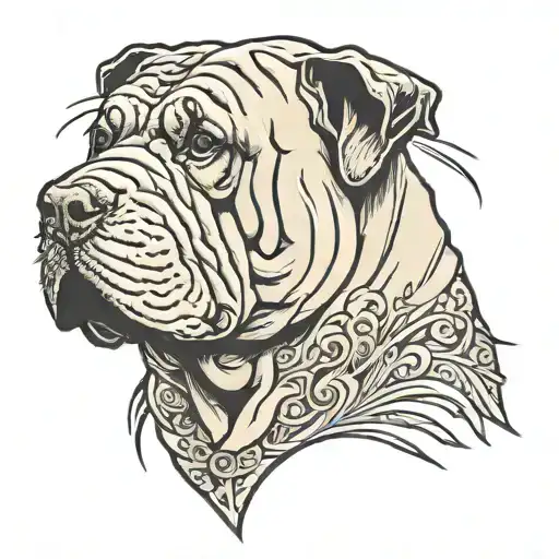 Shar Pei Dog Howling