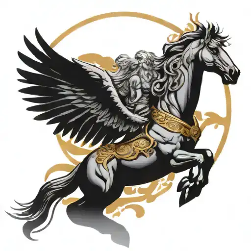 Zeus Temple Pegasus Horse