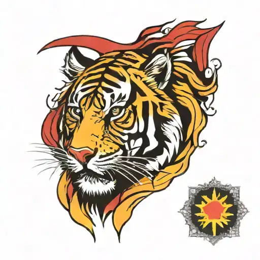 Tiger Kurdish Flag Morphing