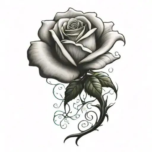 Realistic Rose Flower