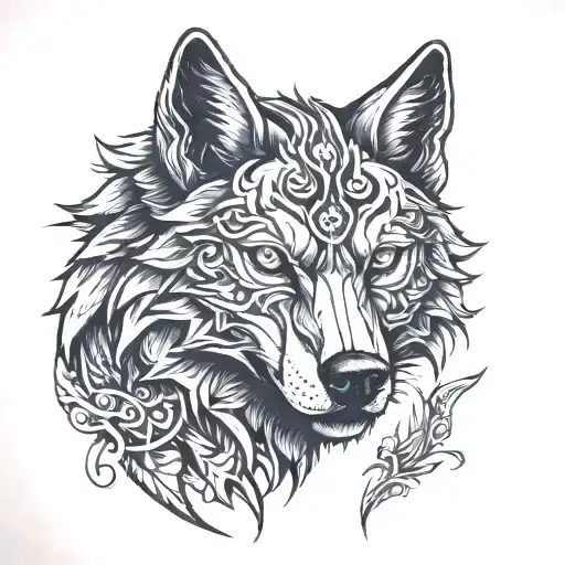 Iron Wolf Head
