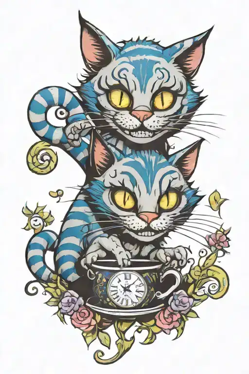 Cheshire Cat We're All Mad Here