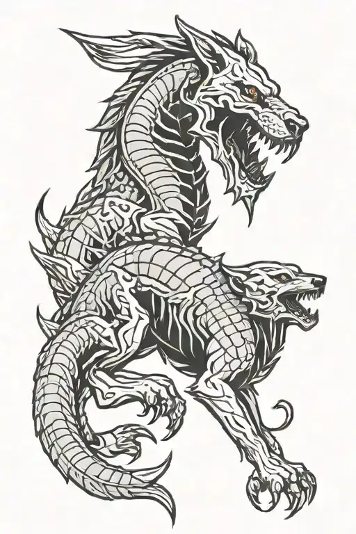 Scorpion And Wolf Howling