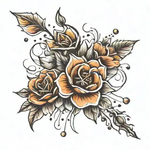 A Fine Line Tattoo Inspired By Summer Rain