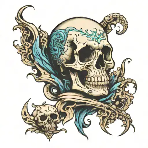 Skull Ocean