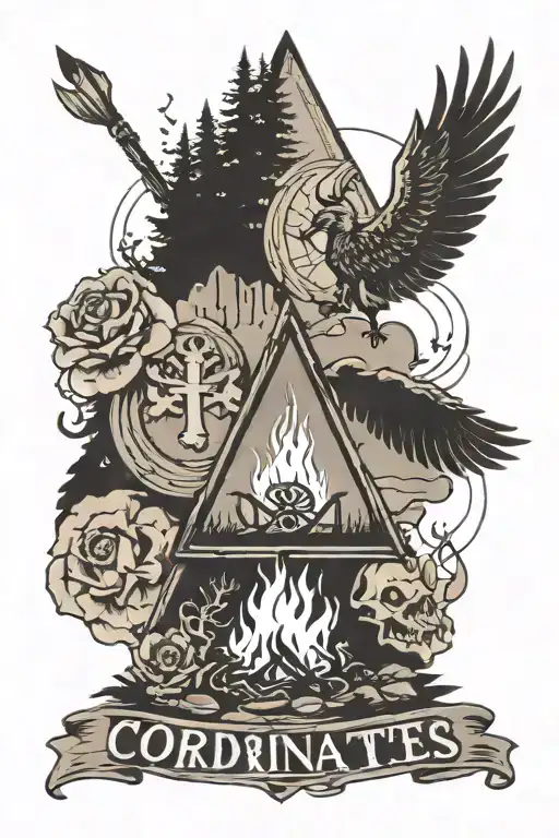 Coordinates Family Outdoors Fire