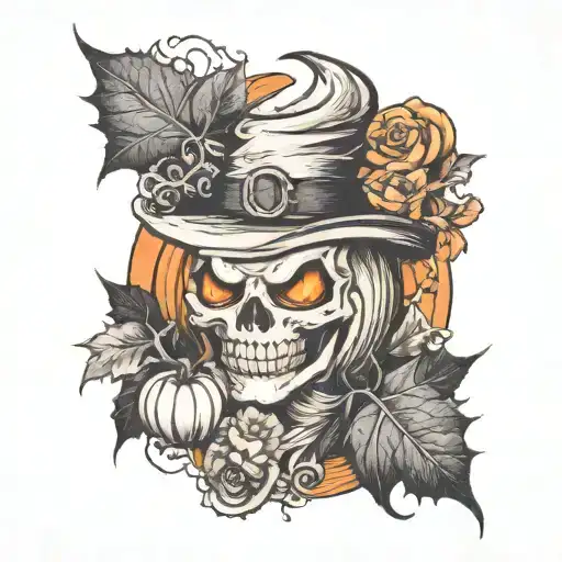 October Halloween Themed