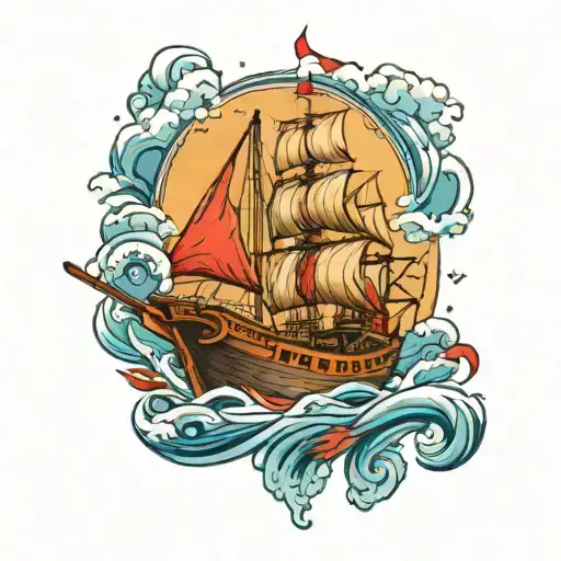 Boat Middle Of Ocean