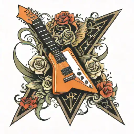 Flying V Guitar Made