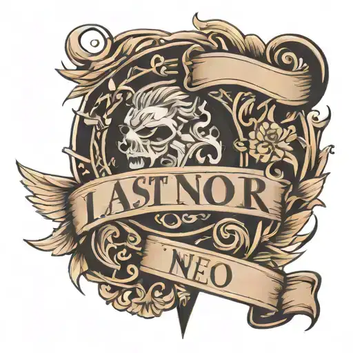 Bicep Tattoo With The Last Name Tignor