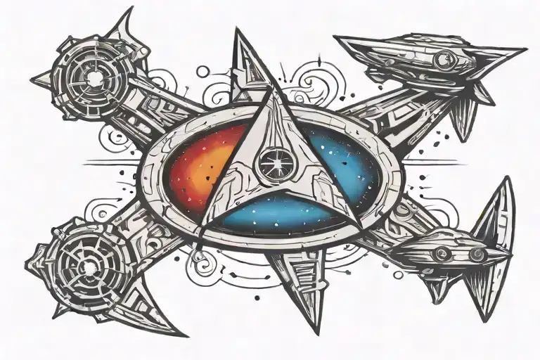 Star Trek Tattoo Design