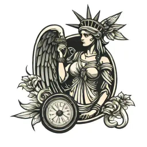 Statue Of Liberty Roulette Angels With Themis Machines