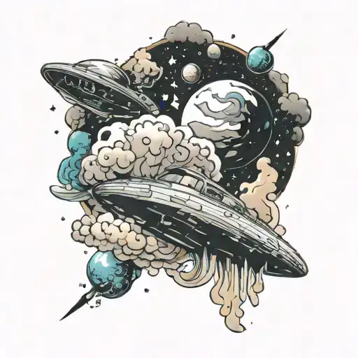 Blobs Of Space Themes And Clouds