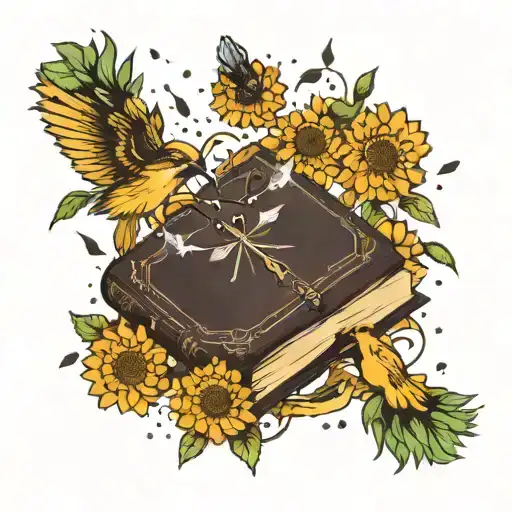 Books Dandelion Blowing Birds