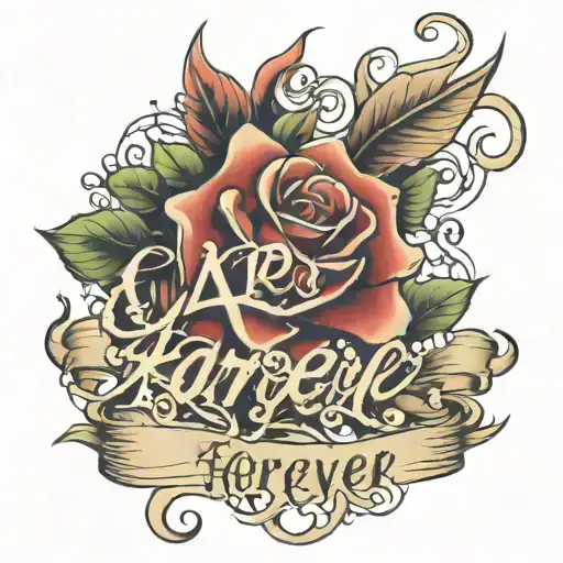 Karola Forever Written In Script