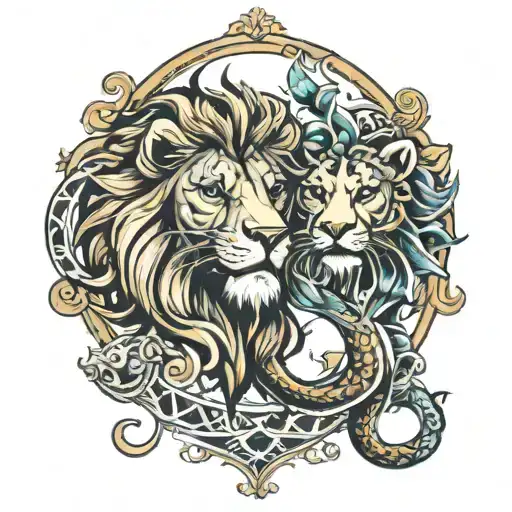 Lion And Pisces Sign Mixed