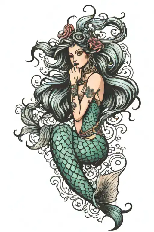 Mermaid Or Siren Mermaid