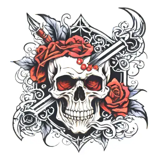 Outlaw Brothers Skull