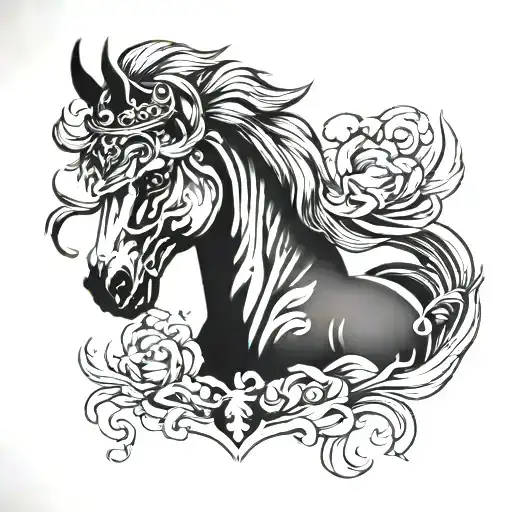 Horse With A Crown Battling Depression Alone