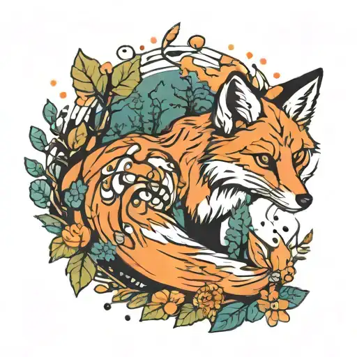 Forest And Fox Ocean