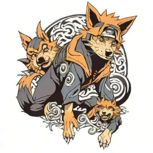 Naruto Anime With Dog Music