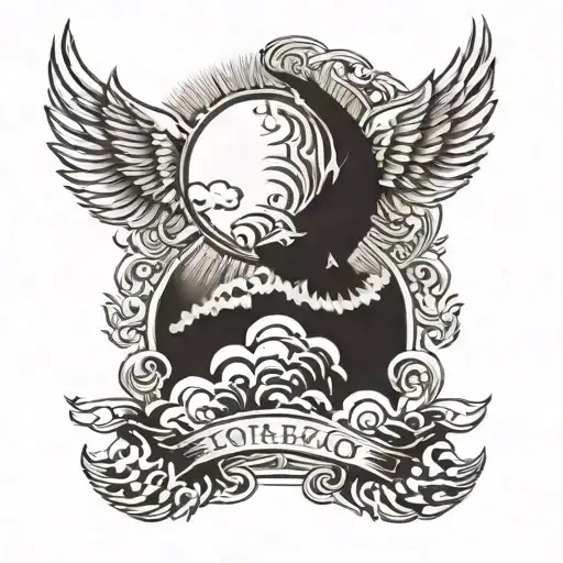 Sun Shining Through Clouds On God With Wings Saying Isaiah 41-10