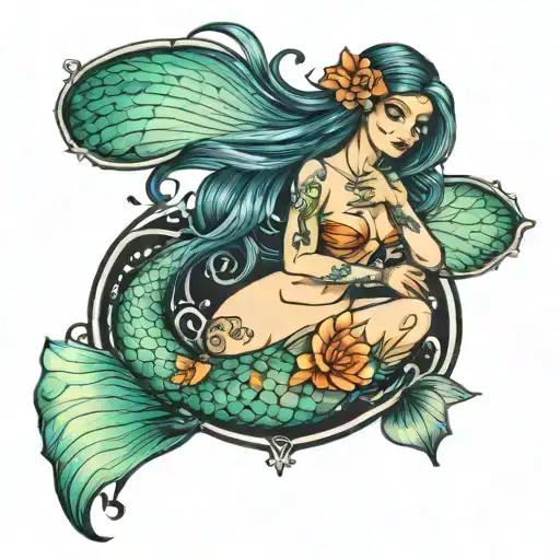 Pisces Mermaid Sitting