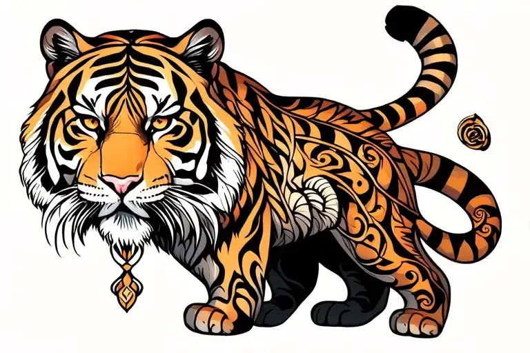 Tiger Spirit Guide Full Body