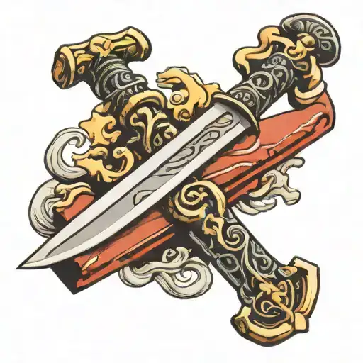 Anvil Sword Iron Sharpen Iron