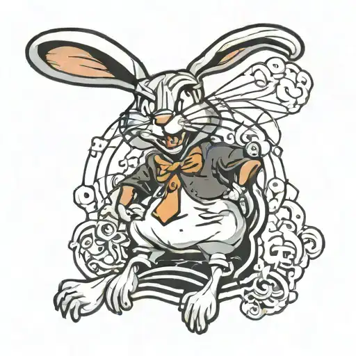 Bugs Bunny With Black Soot Spirit