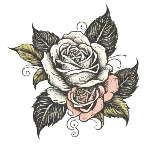 I Want A Tattoo Idea With The Name Janan With A Rose Background And