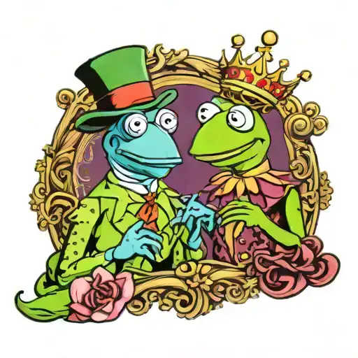 Kermit The Frog And Queen
