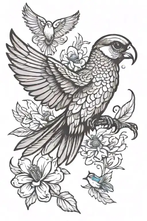 Jamaican Doctor Bird Flying