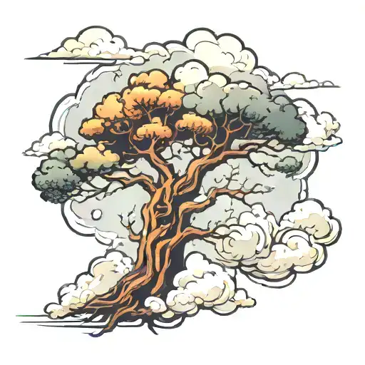 Tree And Clouds And Rage
