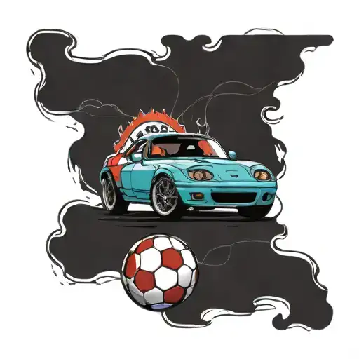 Miata Mx 5 Car Soccer Ball