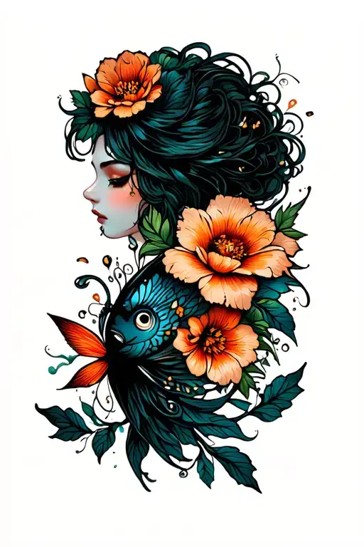 Fairy Pisces Flowers