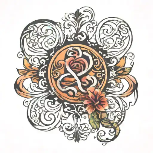 Hand Tattoo Ideen Lovers P & P Infinity Symbol