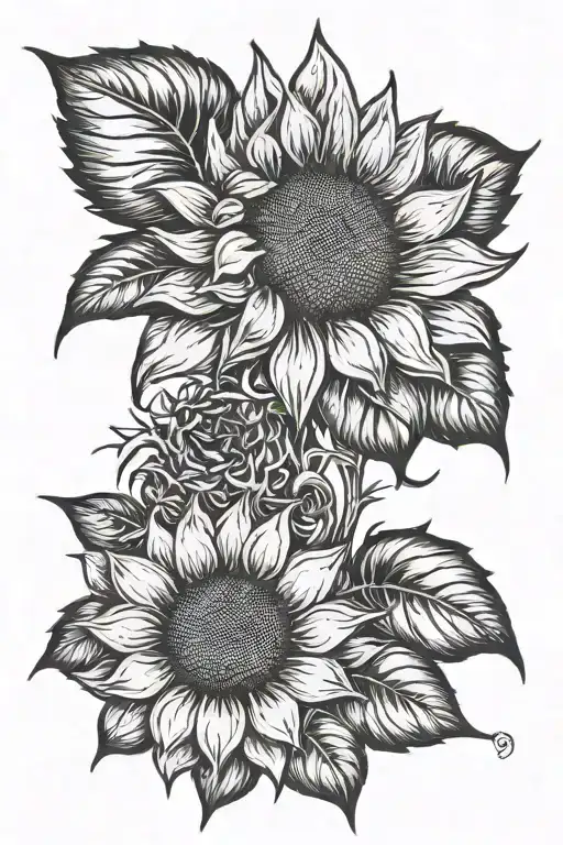 Sunflower For Good Luck Success