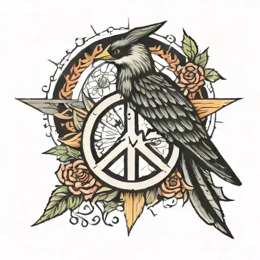 Peace Seeking Missile Buried In The Background