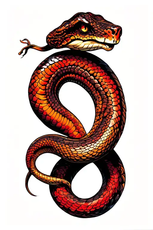 Snake Pretending To Be A Woman