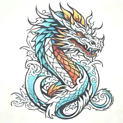 Subtle Dragon Icy Fire