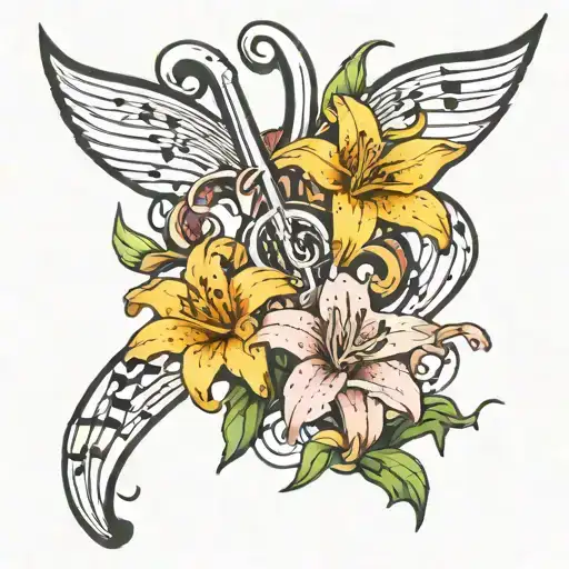 Music Notes Lily Melody