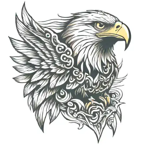 Unique Eagle Shoulder