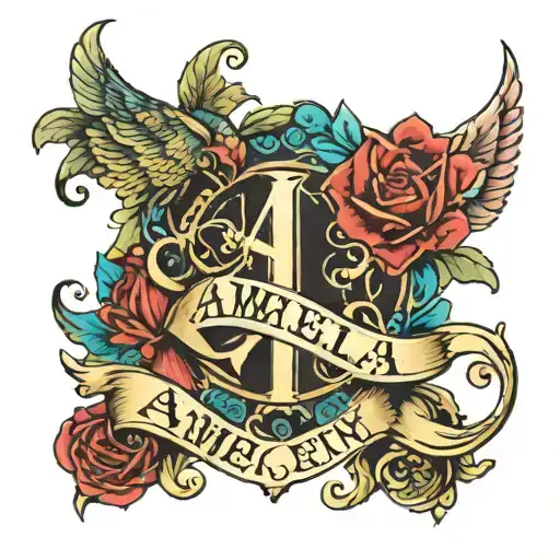 Amelia Name In Color