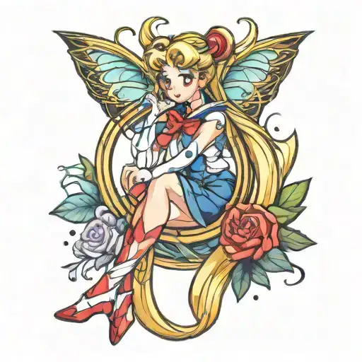 Sailor Moon On Letter S