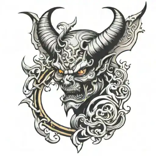 A Devil Dark Theme Of Hell