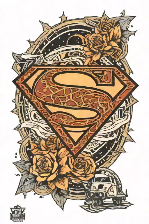 Superman Star Wars Logo Combined