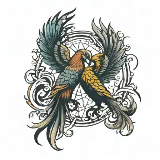 Phoenix And Craw Fighting Each Other